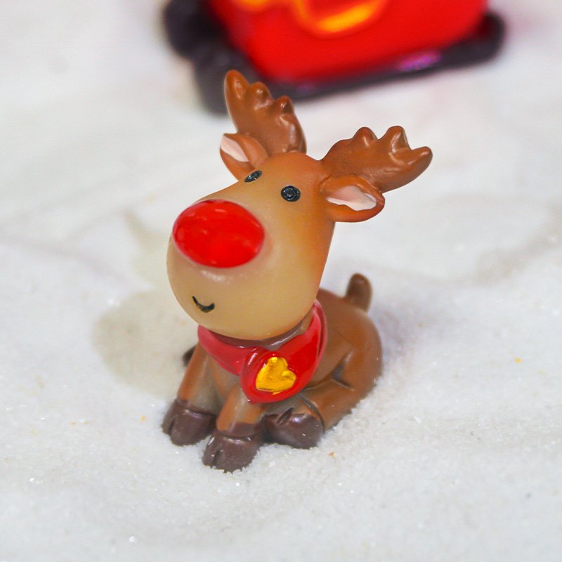 Price Advantage Various Models Customized Santa Claus Elk Christmas Decoration Resin Fish Tank Aquarium Ornaments