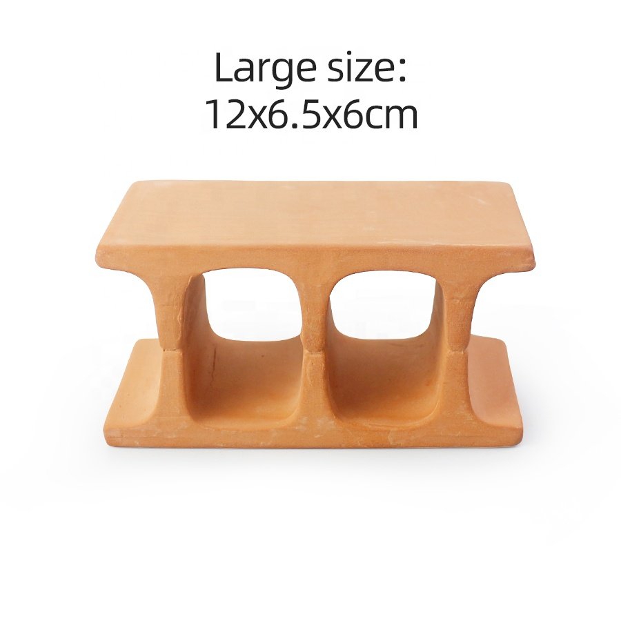 Wholesale Offer Terracotta Aquarium Ornaments Pyramid Cave Pleco Cave Shrimp Cave Hiding for Fish Tank Decor