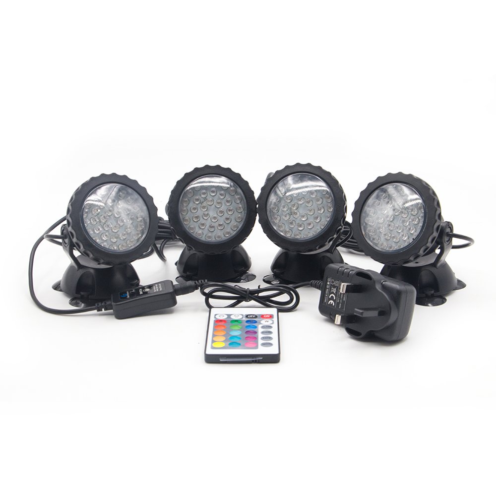 Multicolor IP68 amphibious led fish tank garden aquarium spot light RGB