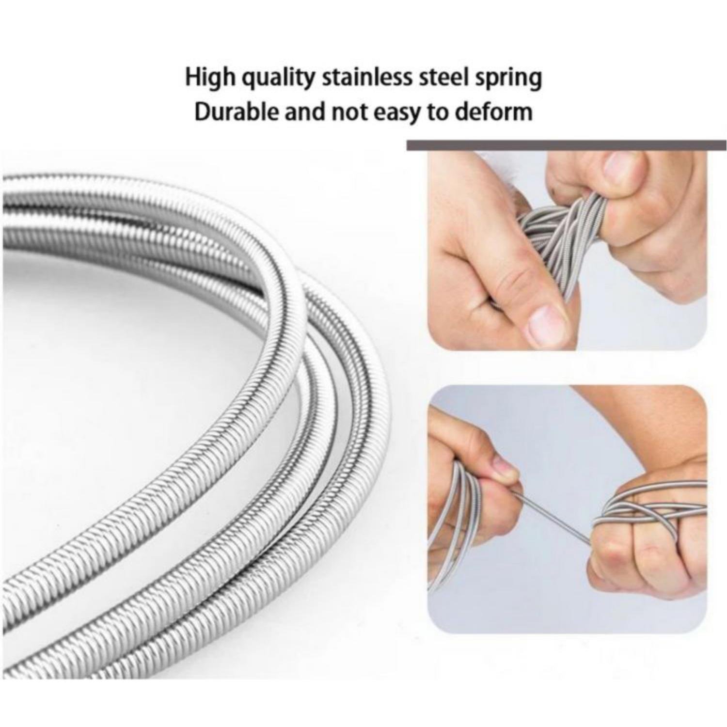 Aquarium Accessories Cleaning Tools Spring Double Headed Long Handle Cleaning Brushes For Aquarium Glass Water Inlet