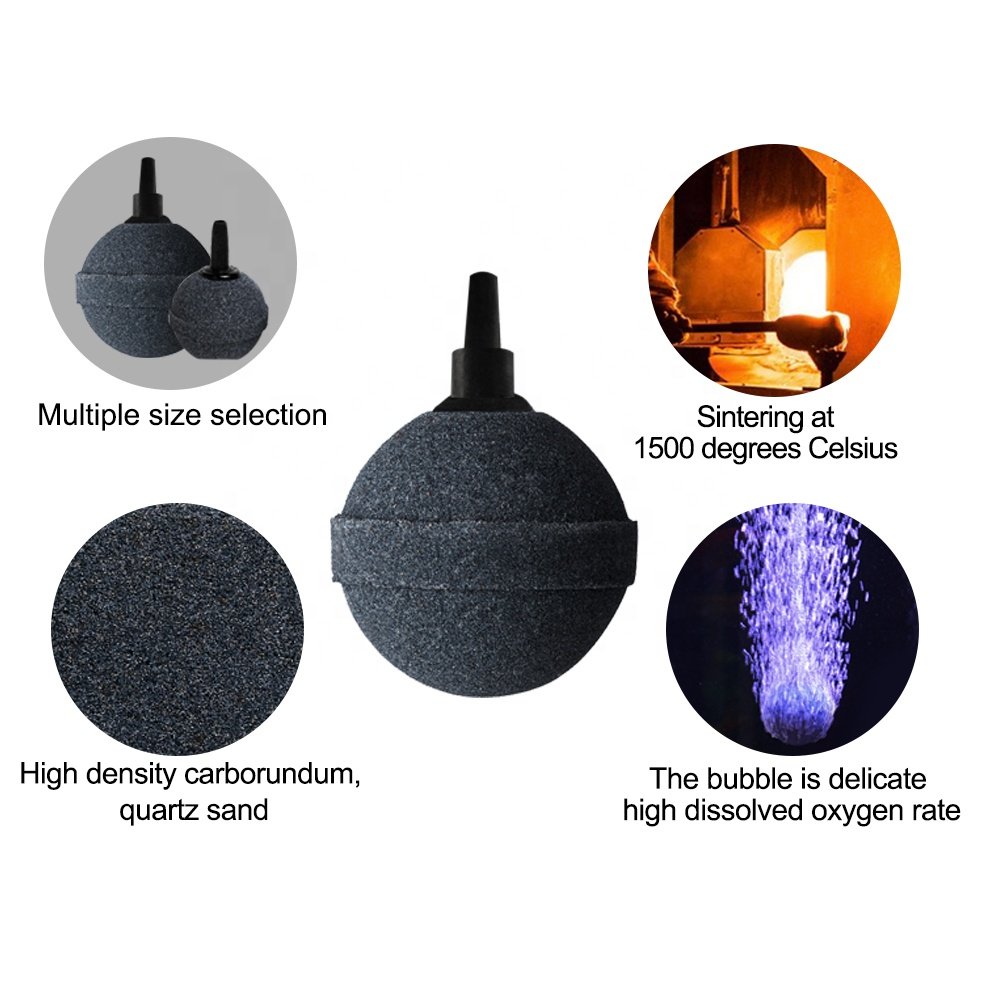 Wholesale ozone aeration stone aquaculture hydroponics fish farm oxygen CO2 bubble diffuser aquarium air stone