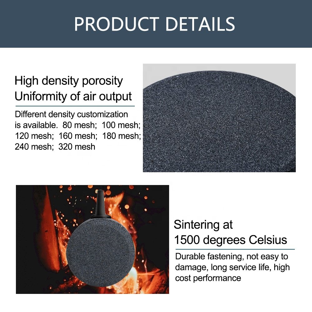 Wholesale ozone aeration stone aquaculture hydroponics fish farm oxygen CO2 bubble diffuser aquarium air stone