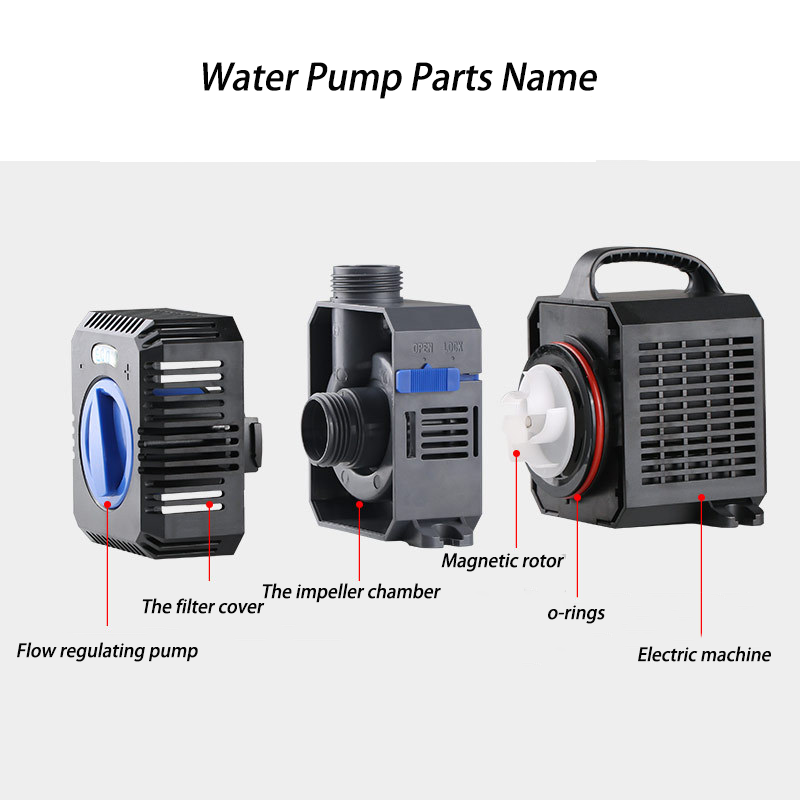 SUNSUN CTP Series Aquarium Water Pump Multi-function Super Quiet Fish Tank Submersible Frequency Conversion Energy-saving