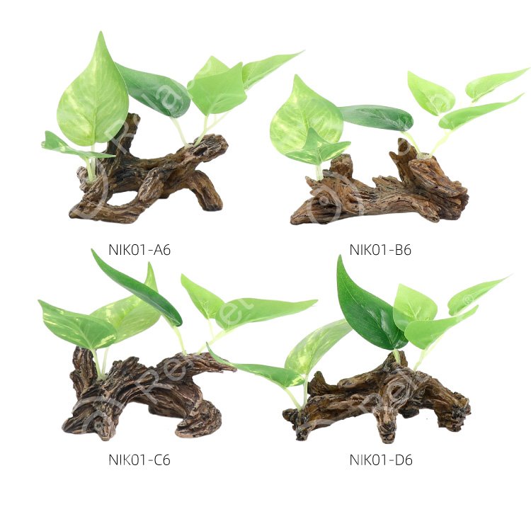 Moss Aquarium ornament artificial driftwood for fish tank landscaping decoration