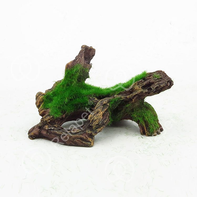 Moss Aquarium ornament artificial driftwood for fish tank landscaping decoration