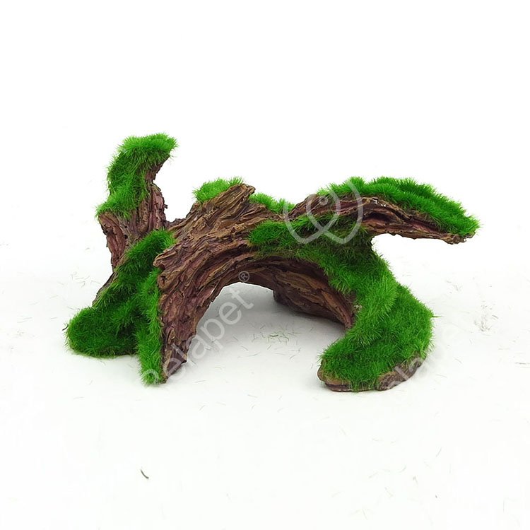 Moss Aquarium ornament artificial driftwood for fish tank landscaping decoration