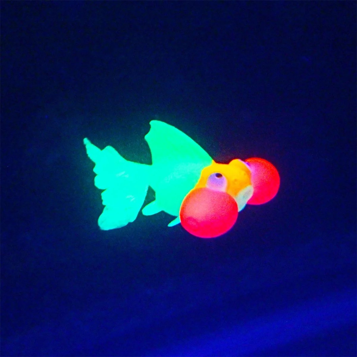 Glow In The Dark Artificial Aquarium Fishes Realistic Moving Floating Colorful Goldfish Fish Ornament for Aquarium Tank