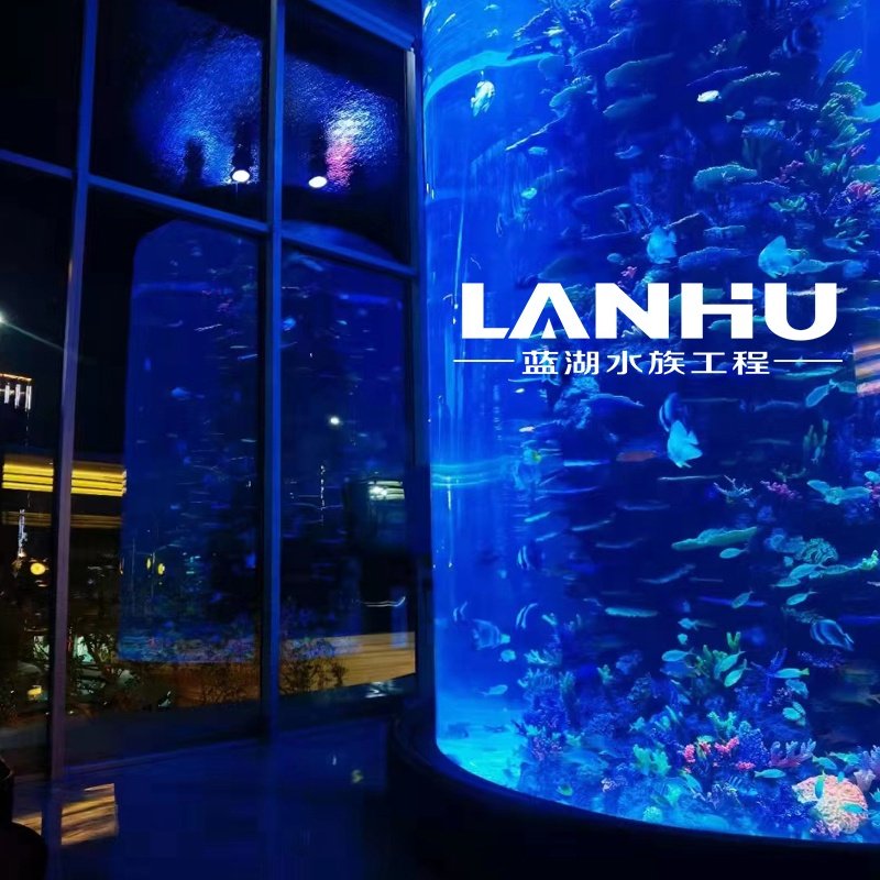 Large aquarium acrylic cylindrical customized big cylinder acrylic aquarium fish tank