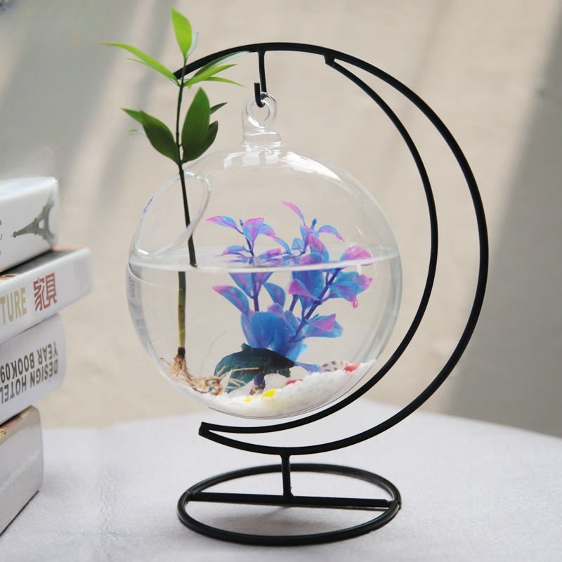 Custom Glass Aquarium Fish Tank Office Desktop Aquarium Mini Fish Tank