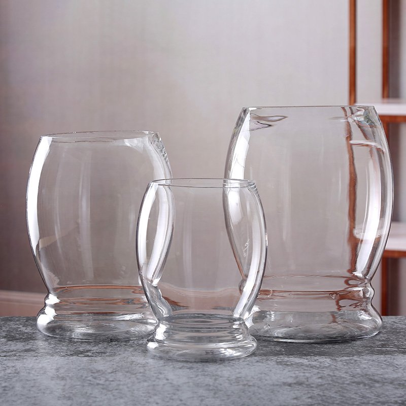 Decoration Water Plant Pot Glass Aquarium Fish Bowl Aquaponic Fish Tank