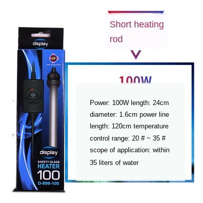 Aquarium glass constant temperature diving heater