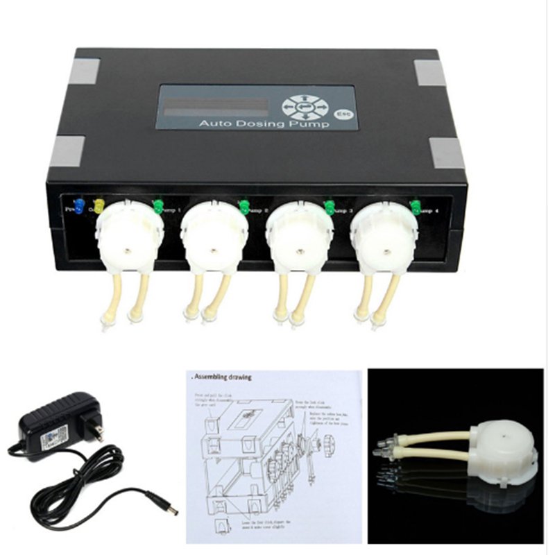 Jebao Jecod Auto Dosing Pump DP2 DP3 DP4 DP5 Peristaltic Multi Head Automatic Precision Aquarium Coral Fish Tank Titration Pumps