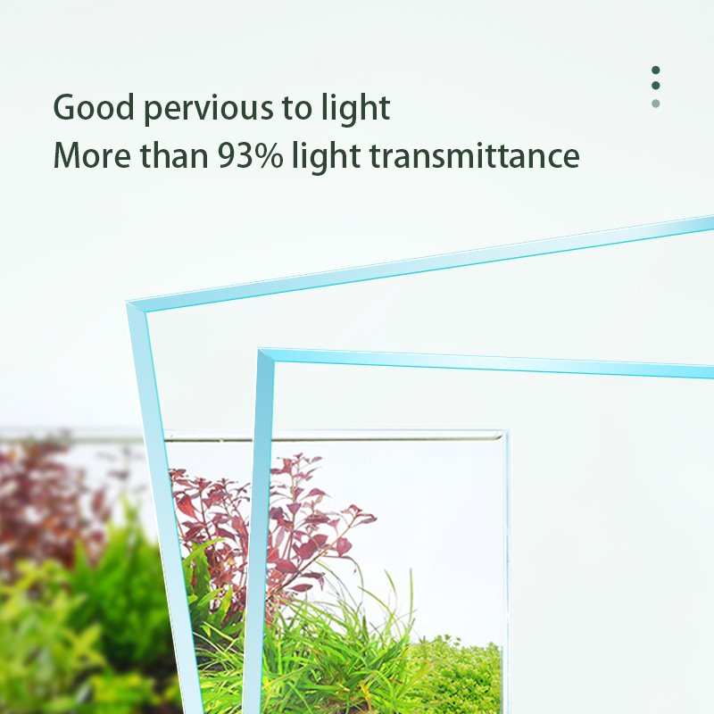 Factory Price Super White Glass Fish Tank Living Room Aquarium Desktop Betta Ecological Bare Tank Fish Tank