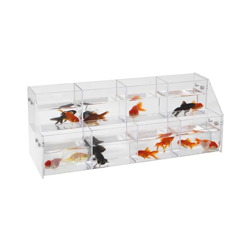 Betta fish tank muti layer ecological fish Aquarium Knock Down Betta Fish Tank Aquarium