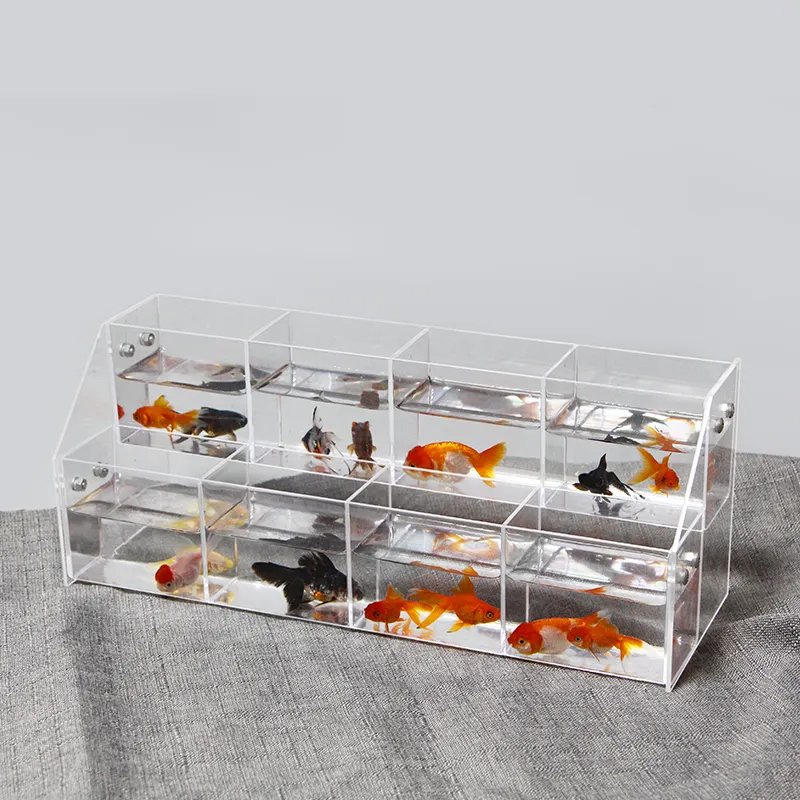 Betta fish tank muti layer ecological fish Aquarium Knock Down Betta Fish Tank Aquarium