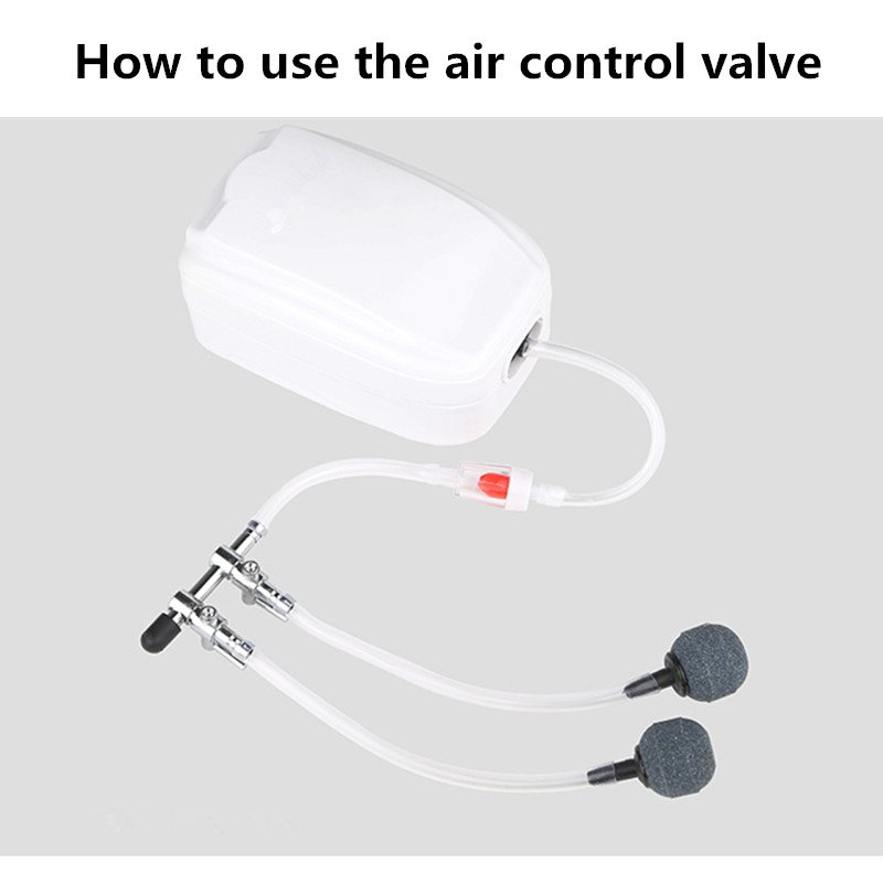 Aquarium Accessories Aquarium Inline Air Flow Control Valve For 4*6mm Oxygen Pump Hose Inlet Dia8mm