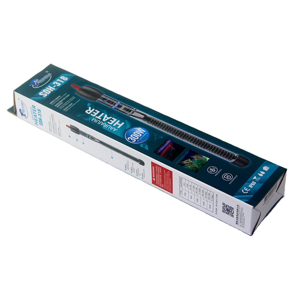 SHANDA Aquarium glass heater H0T water heater for fresh water or marine water aquarium