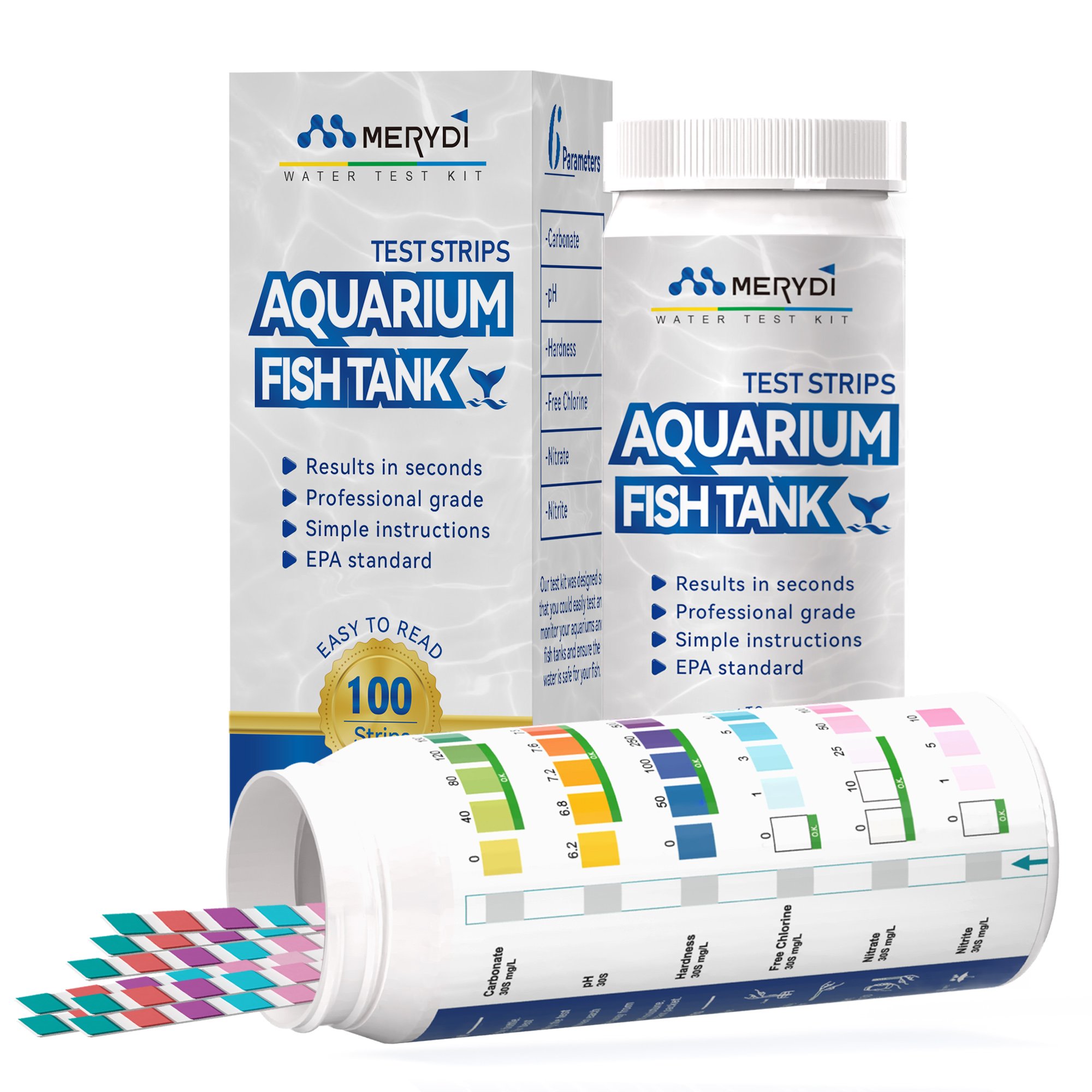 OEM Aquarium Test Kit Manufactory Supplier Water Test Strips For Fish Pond Ammonia