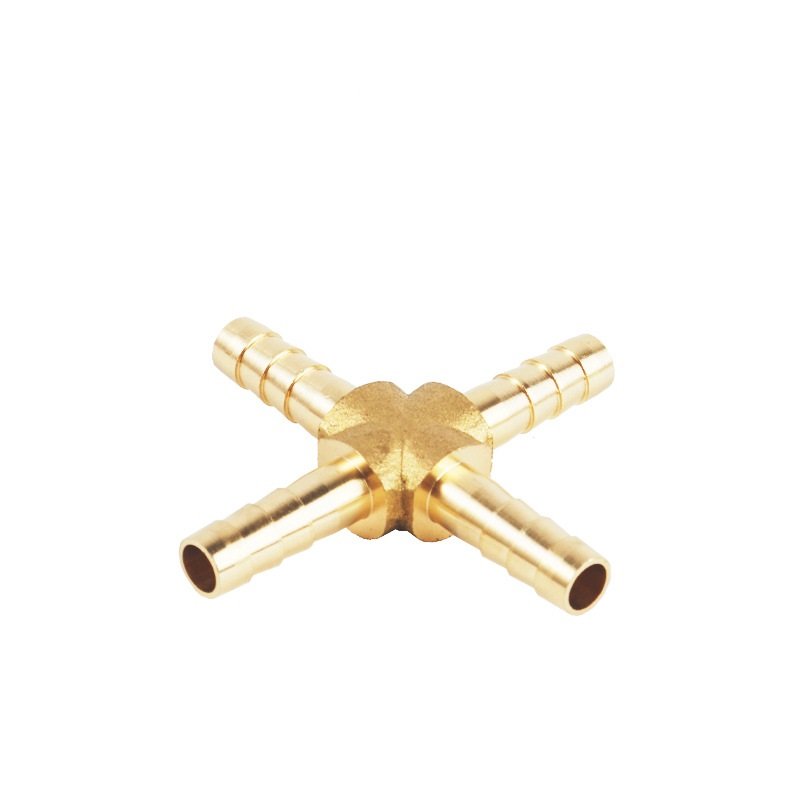 T Y L Shape 2 3 4 Way Connector Brass Barb Pipe Fitting Straight Elbow Pipe Connector