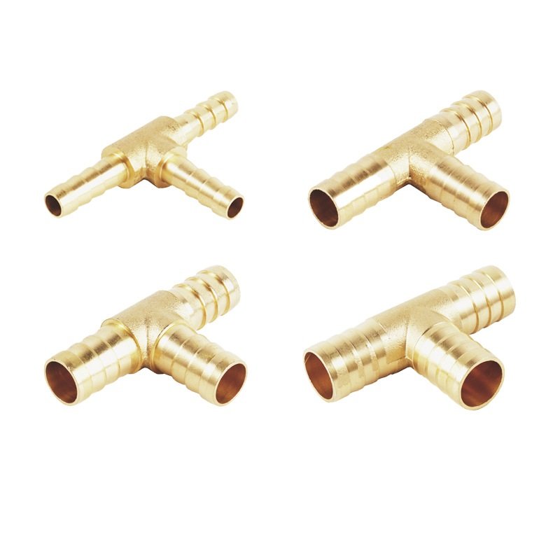 T Y L Shape 2 3 4 Way Connector Brass Barb Pipe Fitting Straight Elbow Pipe Connector