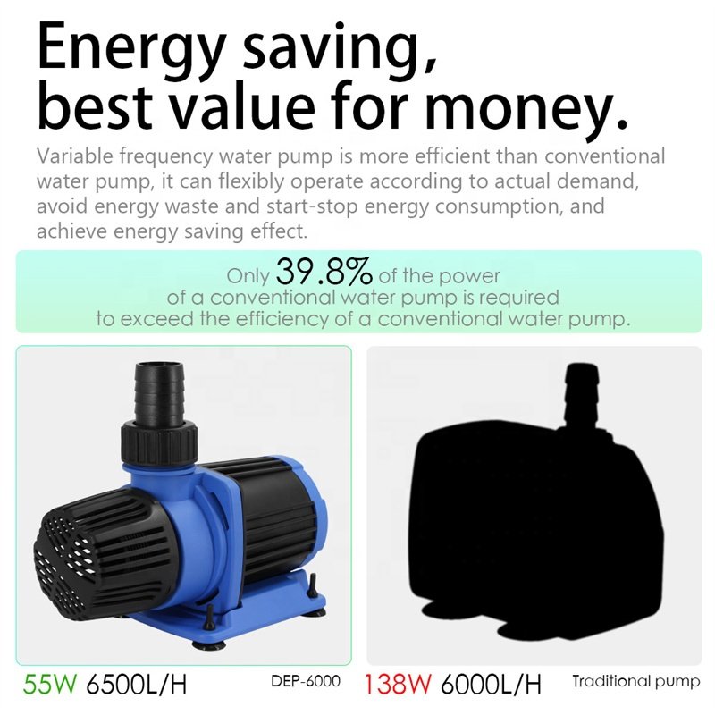 12000lh Adjustable Large Flow DC Water Pump Aquarium Marine Fish Pond Pump Submersible Fountain Water Pumps