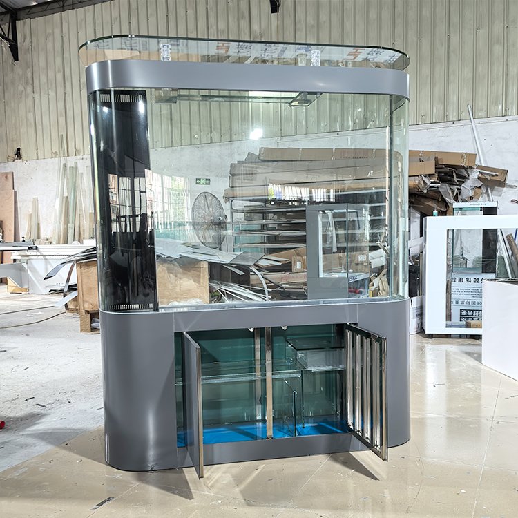 Custom Large Ultra Grey Glass aquarium Fish Tanks Aquarium Tank Fish 150/200/300 gallon large fish tank glass