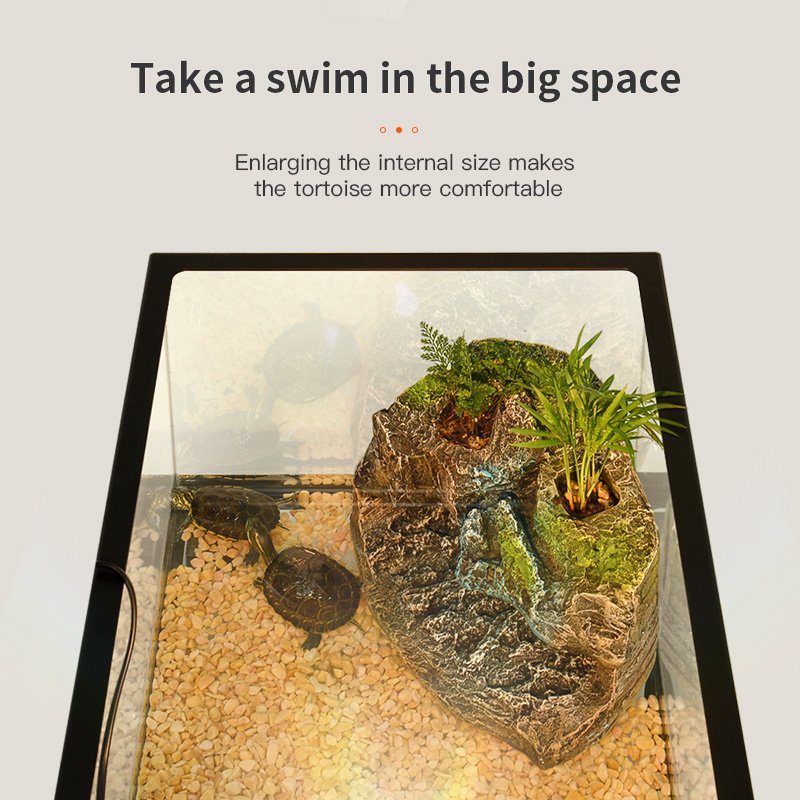 Yee high quality Amphibious Ecological Aquarium Large and turtle tank plastic tub