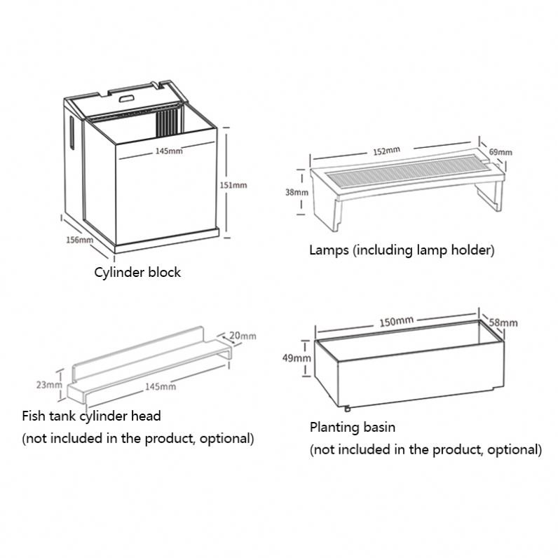 High quality aquarium tank modern seawater aquarium fish tank