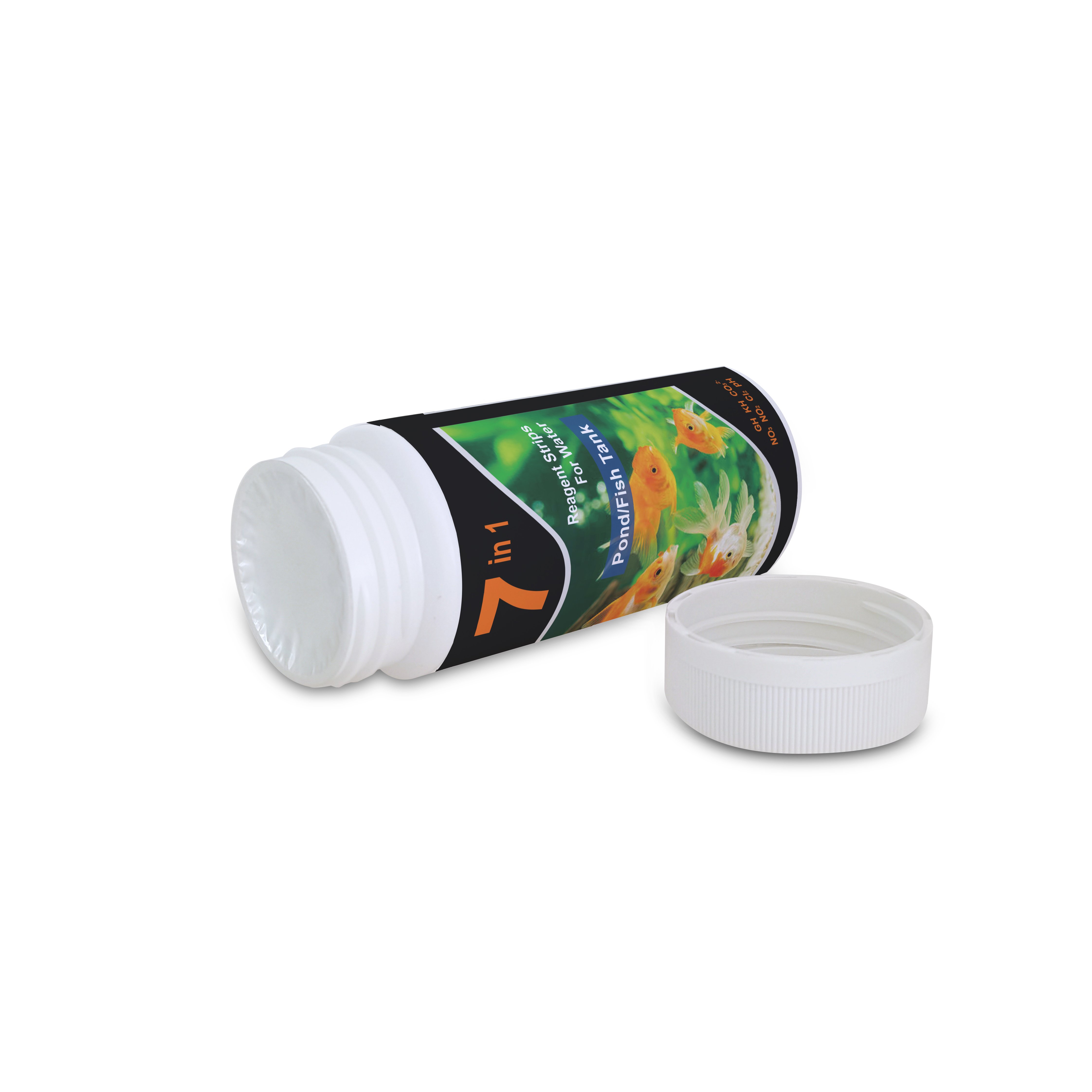 7 in 1 Pond Tank Aquarium Fish Water Reagent Strips for Water Test Kits