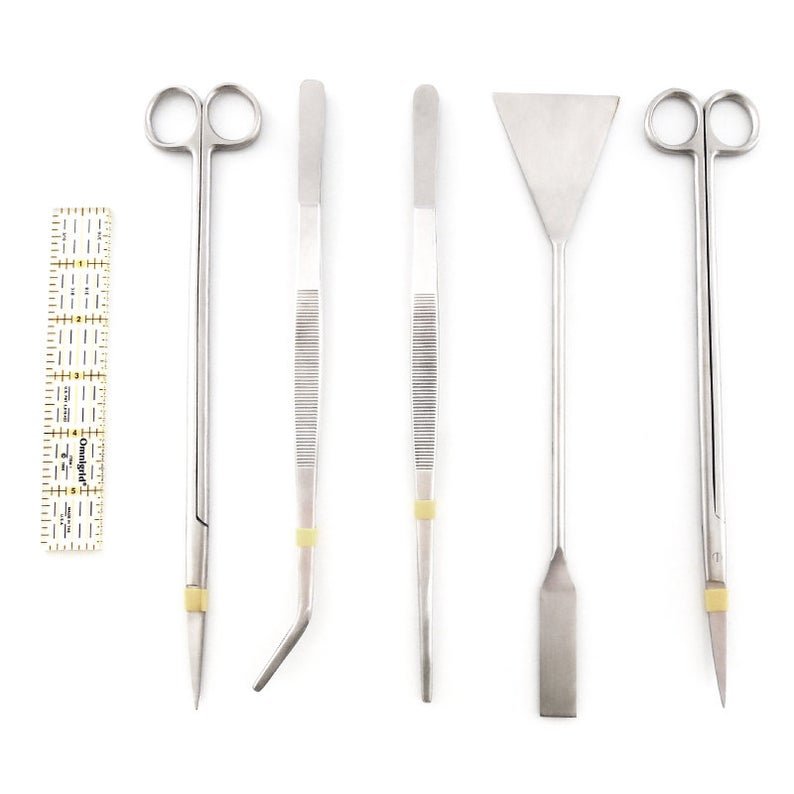 Gardening Aquascaping Stainless Kit , Aquarium Aquascaping Tool Kit