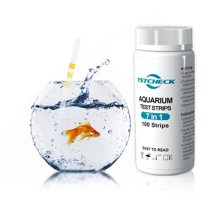 7 in 1 Aquarium Water Test Kit for Freshwater Saltwater Pond Water Fish Tanks, Help Prevent Invisible Problems