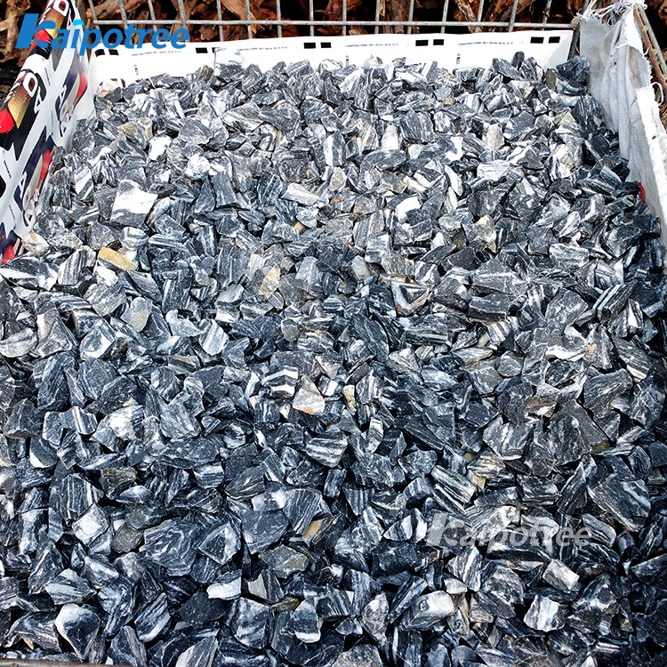 Black & White Aurum Rock Stone Acid Wash Seiryu Rock Stone For Fish Tank Decoration