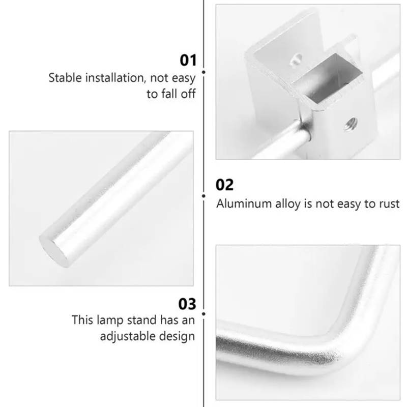 Adjustable Tank Light Mount Bracket for Aquarium Lamp Universal Fish Tank Light Holder Stand Hanging Kit Aquarium Accessoires