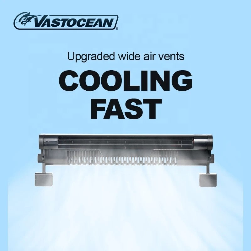VASTOCEAN Bladeless USB Fan Fish Aquarium Desalination Cooling Fan Artifact Type-C Interface Cooler Cooling