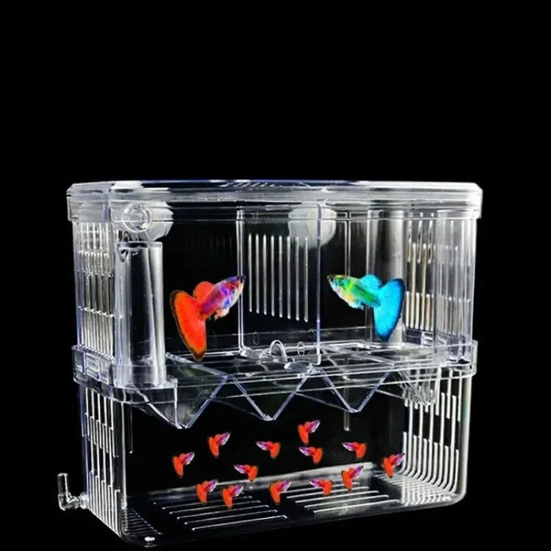 Acrylic Breeder Box Fish Breeding Isolation Box Fish Hatchery Divider Shrimp Clownfish Aggressive Fish Prevent Injured Aquarium