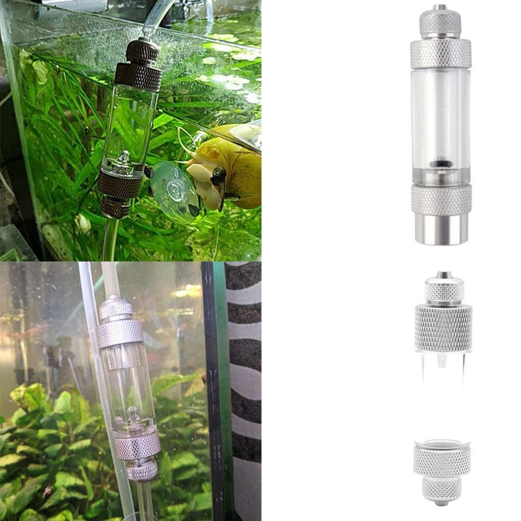 Single Double Head Aquarium CO2 Bubble Counter Check Valve DIY Fish Tank CO2 Regulator Diffuser CO2 System Kit Non-return Tool