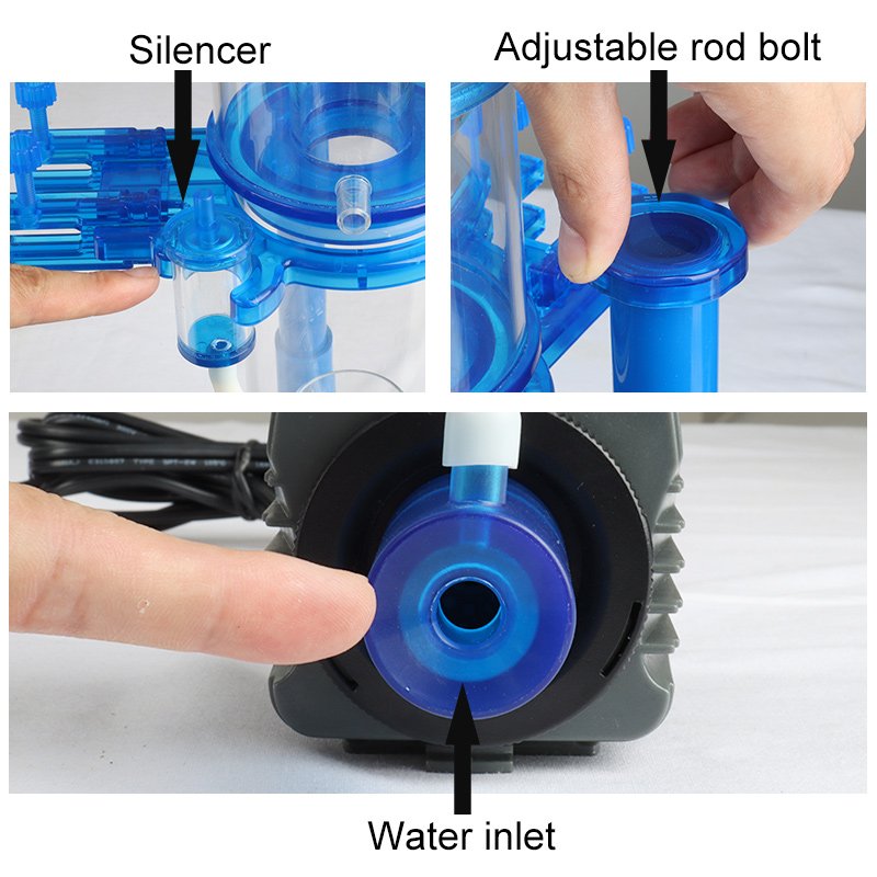 Heto DC Needle Pump for 159-211G Seawater/Saltwater/Coral/Reef fish tank Protein Skimmer aquarium marine/Skimmer aquarium