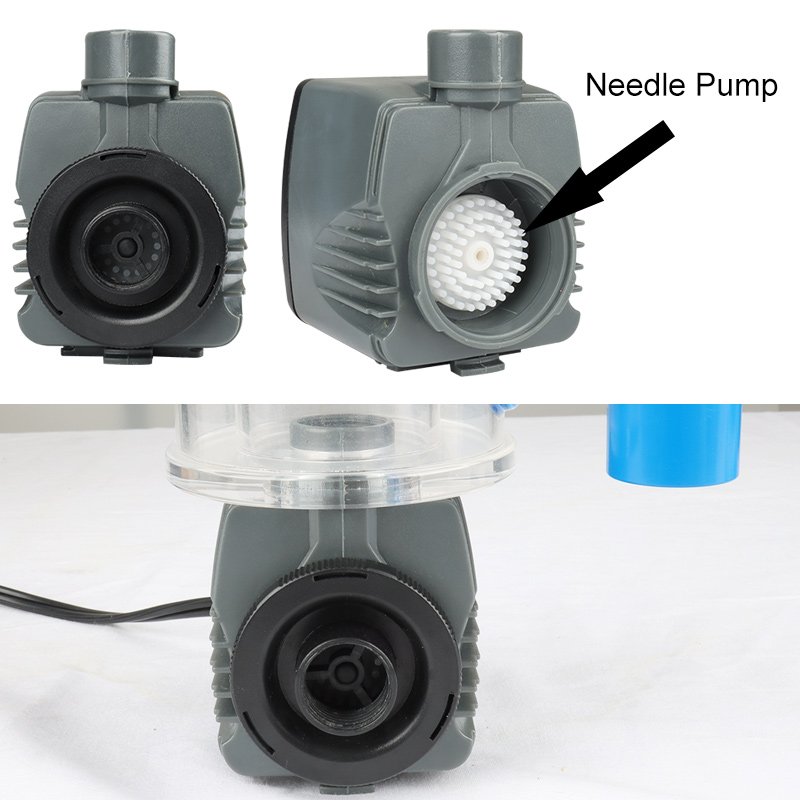 Heto DC Needle Pump for 159-211G Seawater/Saltwater/Coral/Reef fish tank Protein Skimmer aquarium marine/Skimmer aquarium