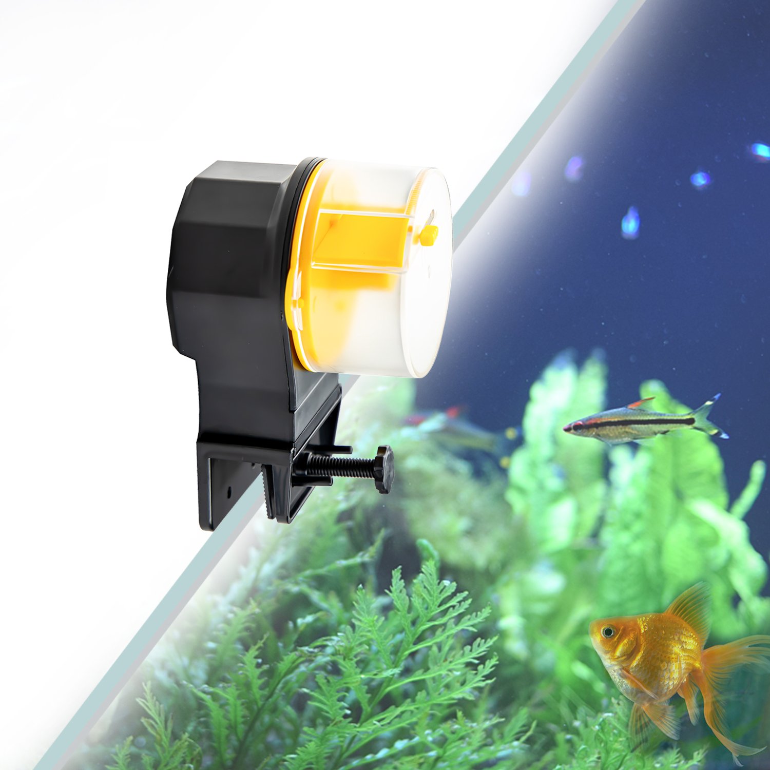 100ml Lithium Battery Aquaculture Automatic Fish Food Feeder Aquarium Smart Timer Auto Fish Feeder