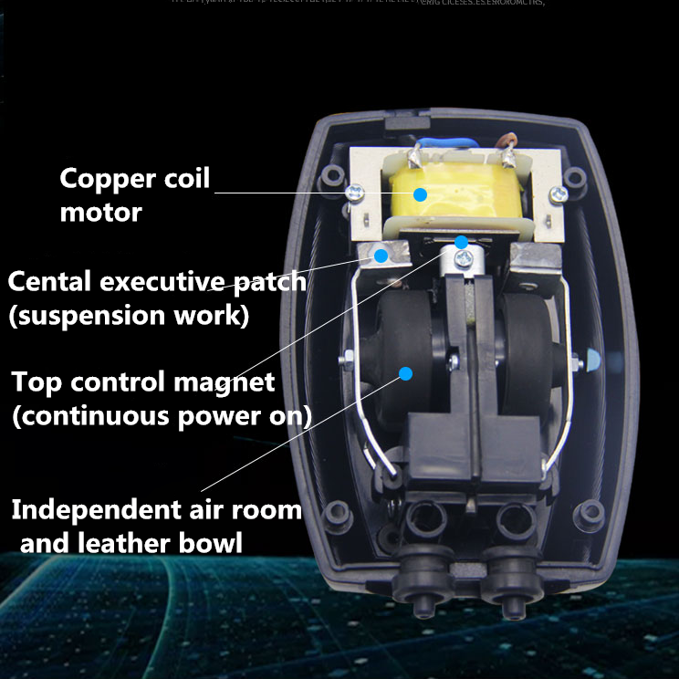 Hailea Air Pumps Fish Tank Oxygen Pump 2W 2.5W 3W 4W 1/2 Outlets Aquarium Accessories Air Compressor ACO-6601 ACO-6602 ACO-6603
