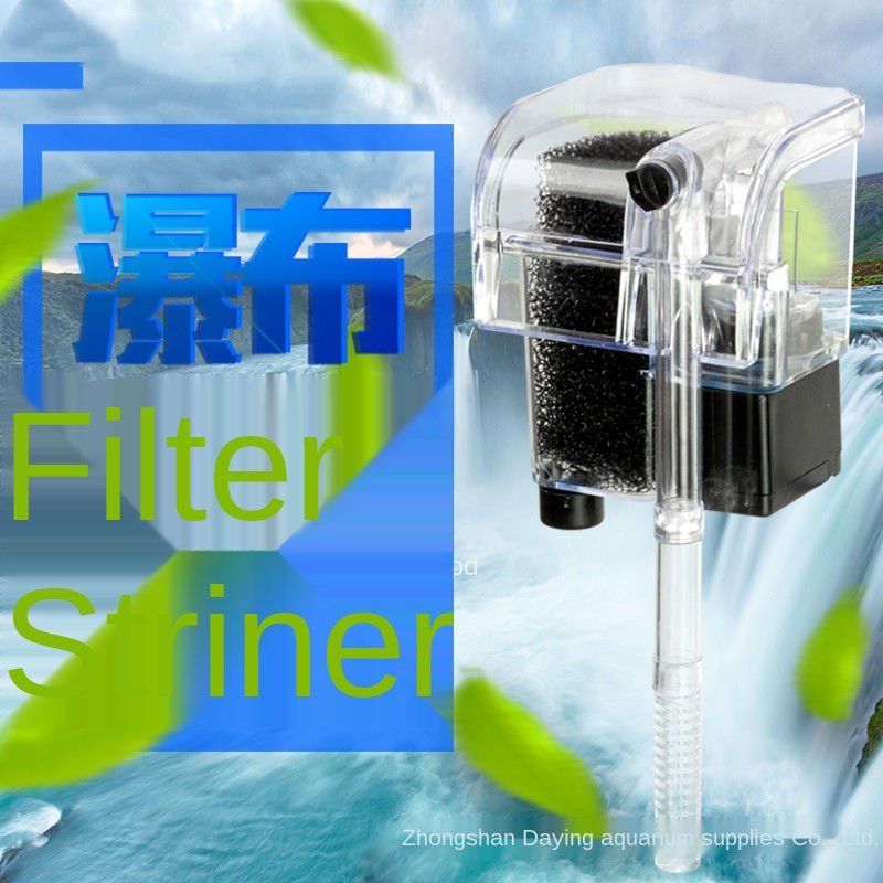 Seabillion Hot Sales Aquarium Silent & Waterfall External Filter Outside Hanging Filter Small Cycle Filtration For Fish Tank