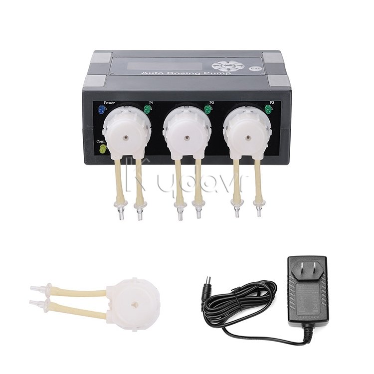 Titration pump multi head automatic peristaltic pump aquarium coral feeder