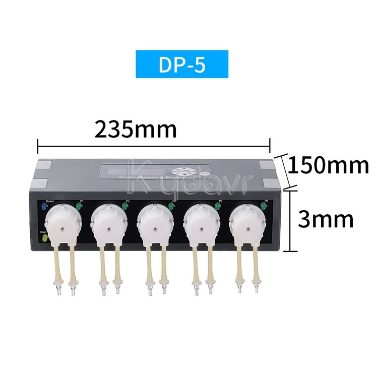 Titration pump multi head automatic peristaltic pump aquarium coral feeder