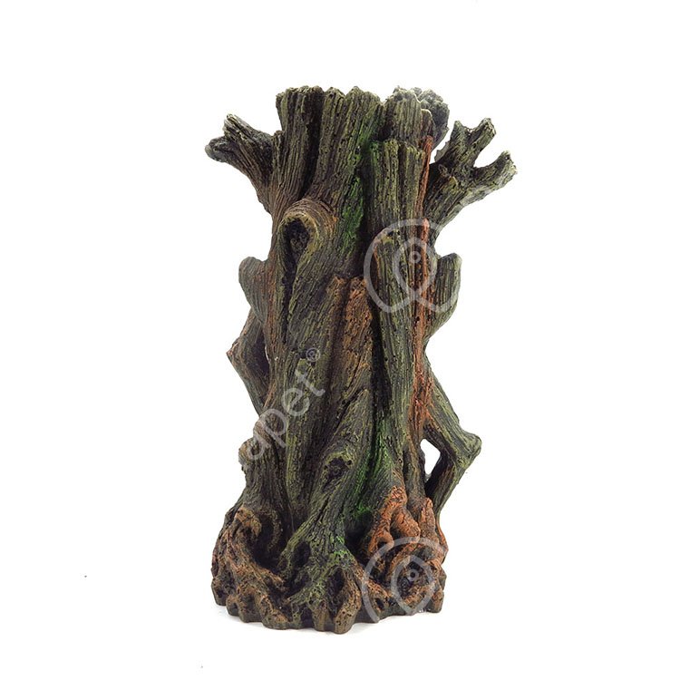 Fish Tank Decorations-Hollow Tree Trunk Aquarium Decoration for Betta Hideout Caves