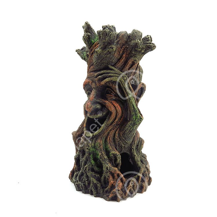Fish Tank Decorations-Hollow Tree Trunk Aquarium Decoration for Betta Hideout Caves