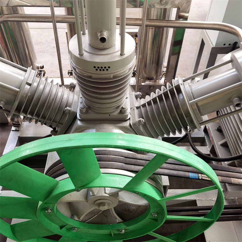 NUZHUO Good Working Efficiency 20 Bar Biogas Filling Machine Gas Compressor Available