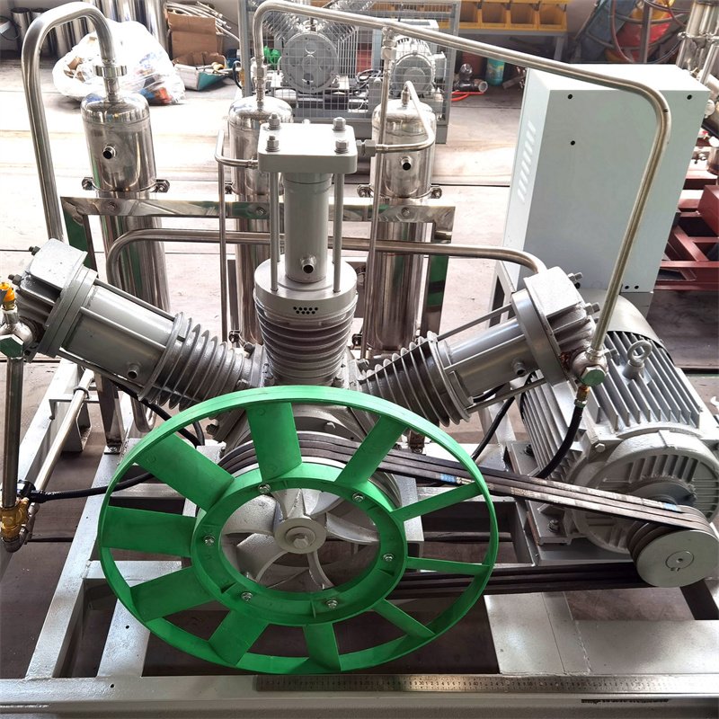 NUZHUO Good Working Efficiency 20 Bar Biogas Filling Machine Gas Compressor Available