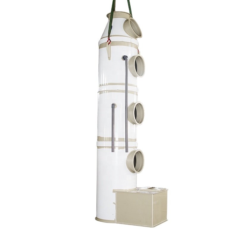 Exhaust Gas Disposal Machinery Chemical Resistant Spray Washing Tower