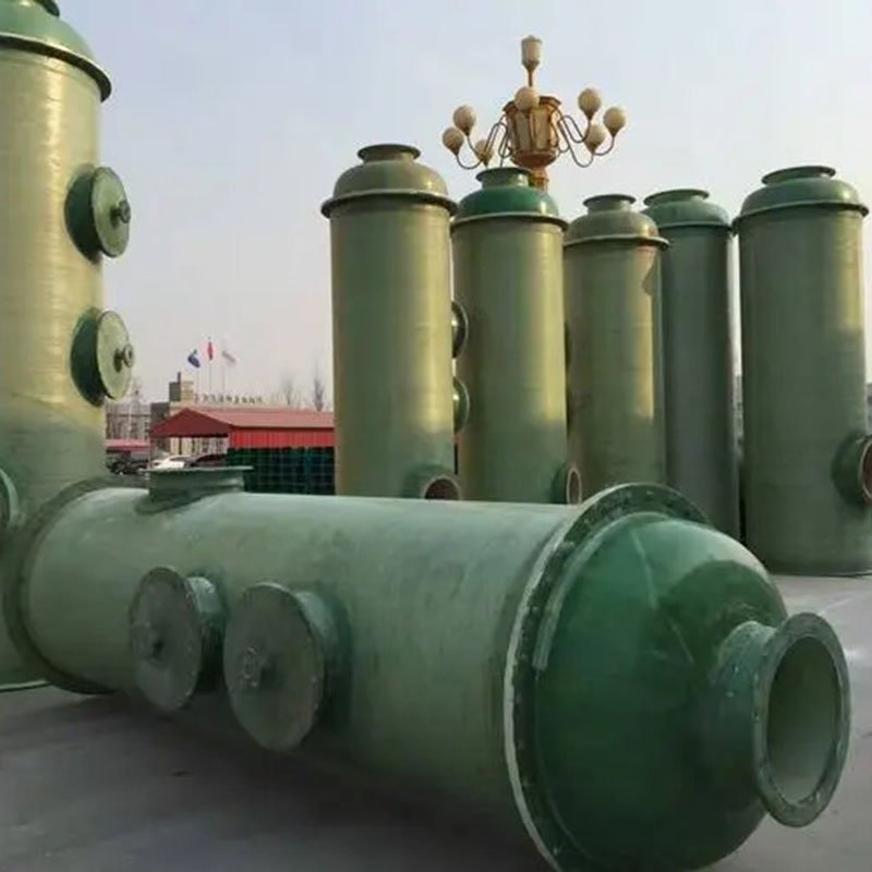 Exhaust Gas Treatment Equipment Frp Desulfurization Tower Exhaust Gas Purification Tower