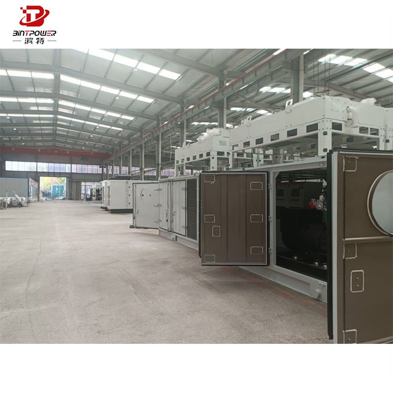 Renewable Energy Heat and Power CHP Generate 1 MW 1000kw 1080kw 1500kVA silent Type gas Power Genset